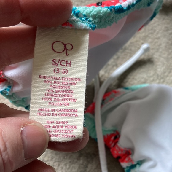 Op mint green with watermelon bikini top - Picture 3 of 3